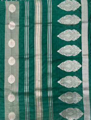 Elegant Semi Mysore Crepe Silk Saree
