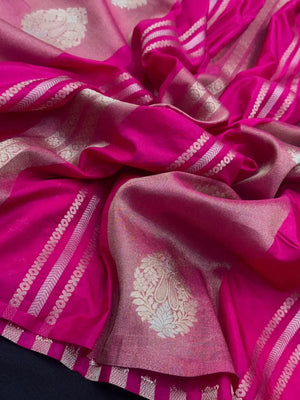 Elegant Semi Mysore Crepe Silk Saree
