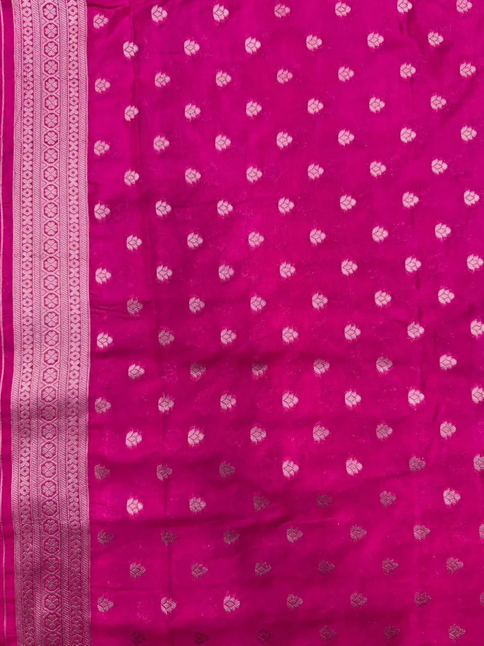Elegant Semi Mysore Crepe Silk Saree