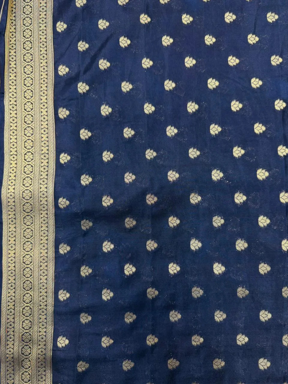 Elegant Semi Mysore Crepe Silk Saree