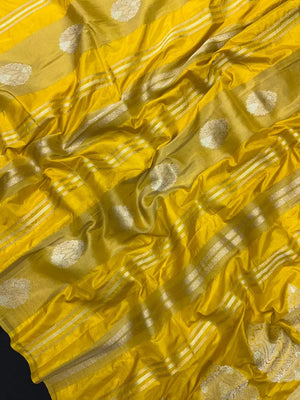 Elegant Semi Mysore Crepe Silk Saree