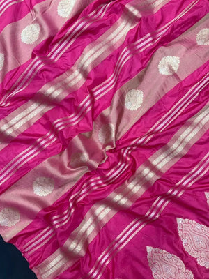 Elegant Semi Mysore Crepe Silk Saree