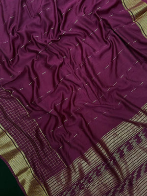 Elegant Malai Cotton Saree – Soft, Comfortable & Traditional Weave (Binny Crape RZ)