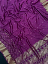 Elegant Malai Cotton Saree – Soft, Comfortable & Traditional Weave (Binny Crape RZ)