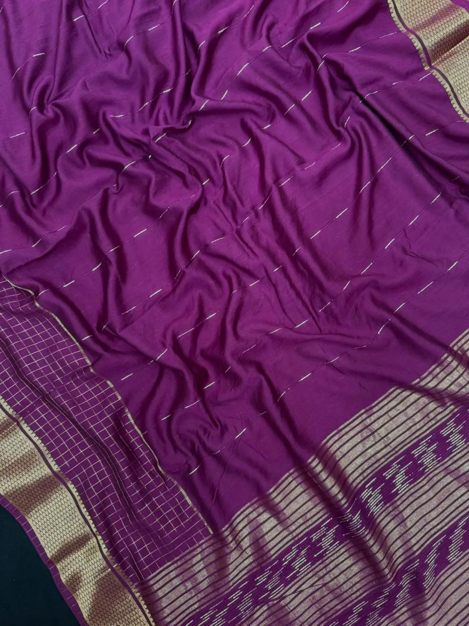 Elegant Malai Cotton Saree – Soft, Comfortable & Traditional Weave (Binny Crape RZ)