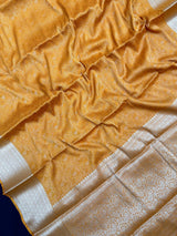 Woman wearing a Binny Crepe Saree with soft, flowing drape and minimal sheen, ideal for office and everyday wear.