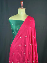 Handcrafted Muibarrei Silk Saree with Rich Texture