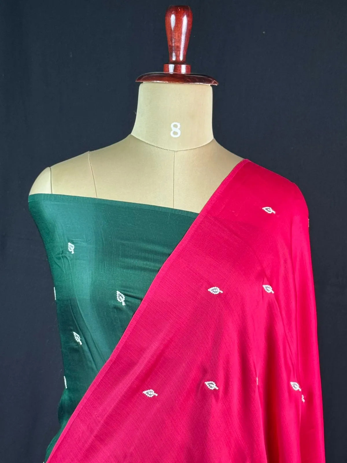 Handcrafted Muibarrei Silk Saree with Rich Texture
