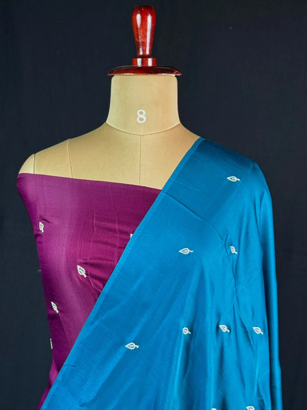 Handcrafted Muibarrei Silk Saree with Rich Texture