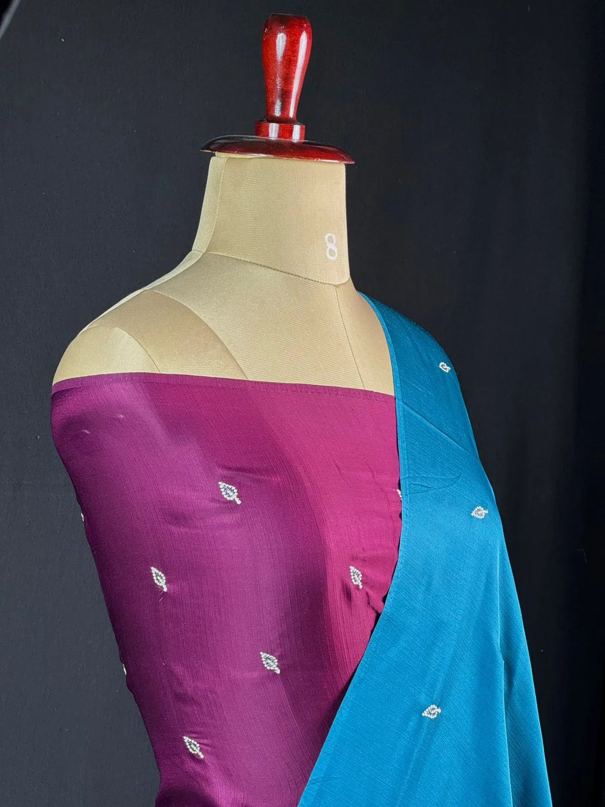 Handcrafted Muibarrei Silk Saree with Rich Texture