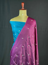 Handcrafted Muibarrei Silk Saree with Rich Texture