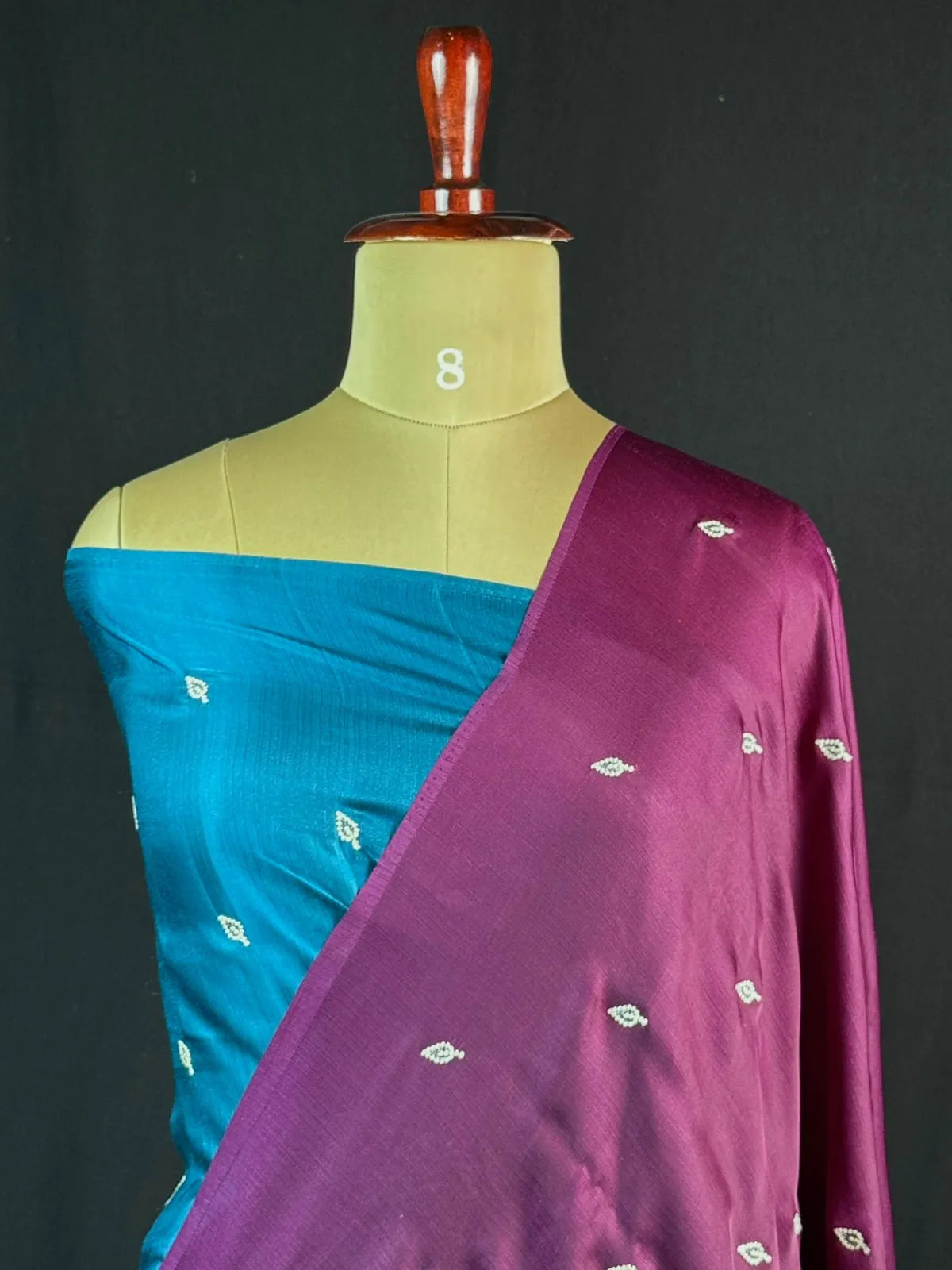Handcrafted Muibarrei Silk Saree with Rich Texture