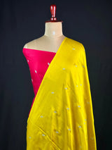 Handcrafted Muibarrei Silk Saree with Rich Texture