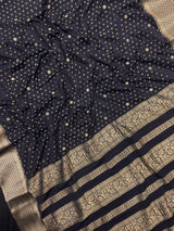 Graceful Drape: Pure Mysore Crepe Silk Saree