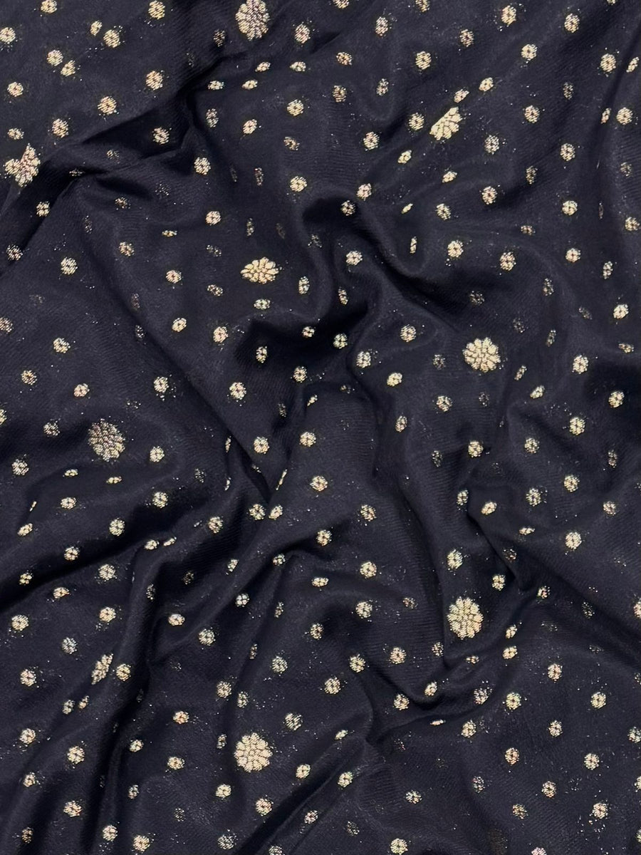 Graceful Drape: Pure Mysore Crepe Silk Saree