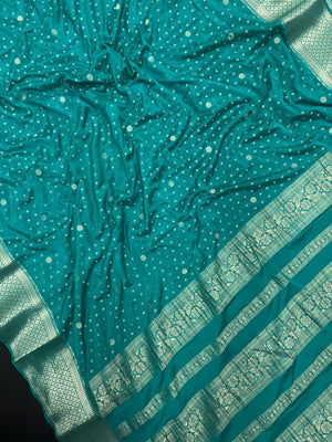 Graceful Drape: Pure Mysore Crepe Silk Saree