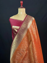 Elegant Carron Silk Saree – Timeless Grace & Luxury