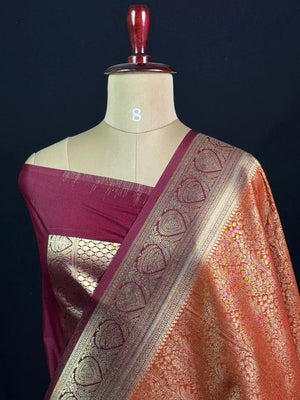 Elegant Carron Silk Saree – Timeless Grace & Luxury