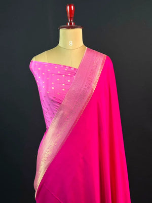 Versatile Semi Crepe Silk Saree with Classic Appeal