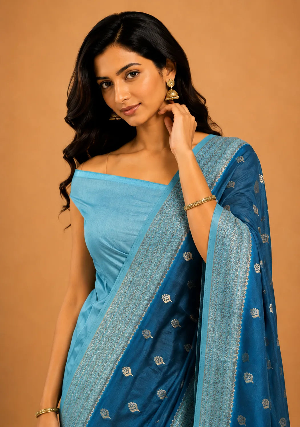 Party Wear Semi Georgette Silk Saree – Modern Elegance