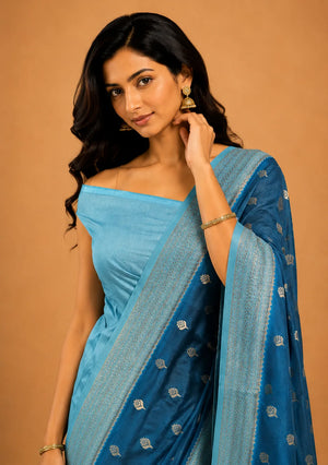 Party Wear Semi Georgette Silk Saree – Modern Elegance