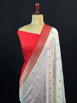 Party Wear Semi Georgette Silk Saree – Modern Elegance