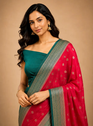 Party Wear Semi Georgette Silk Saree – Modern Elegance