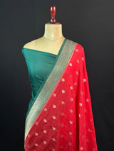 Party Wear Semi Georgette Silk Saree – Modern Elegance