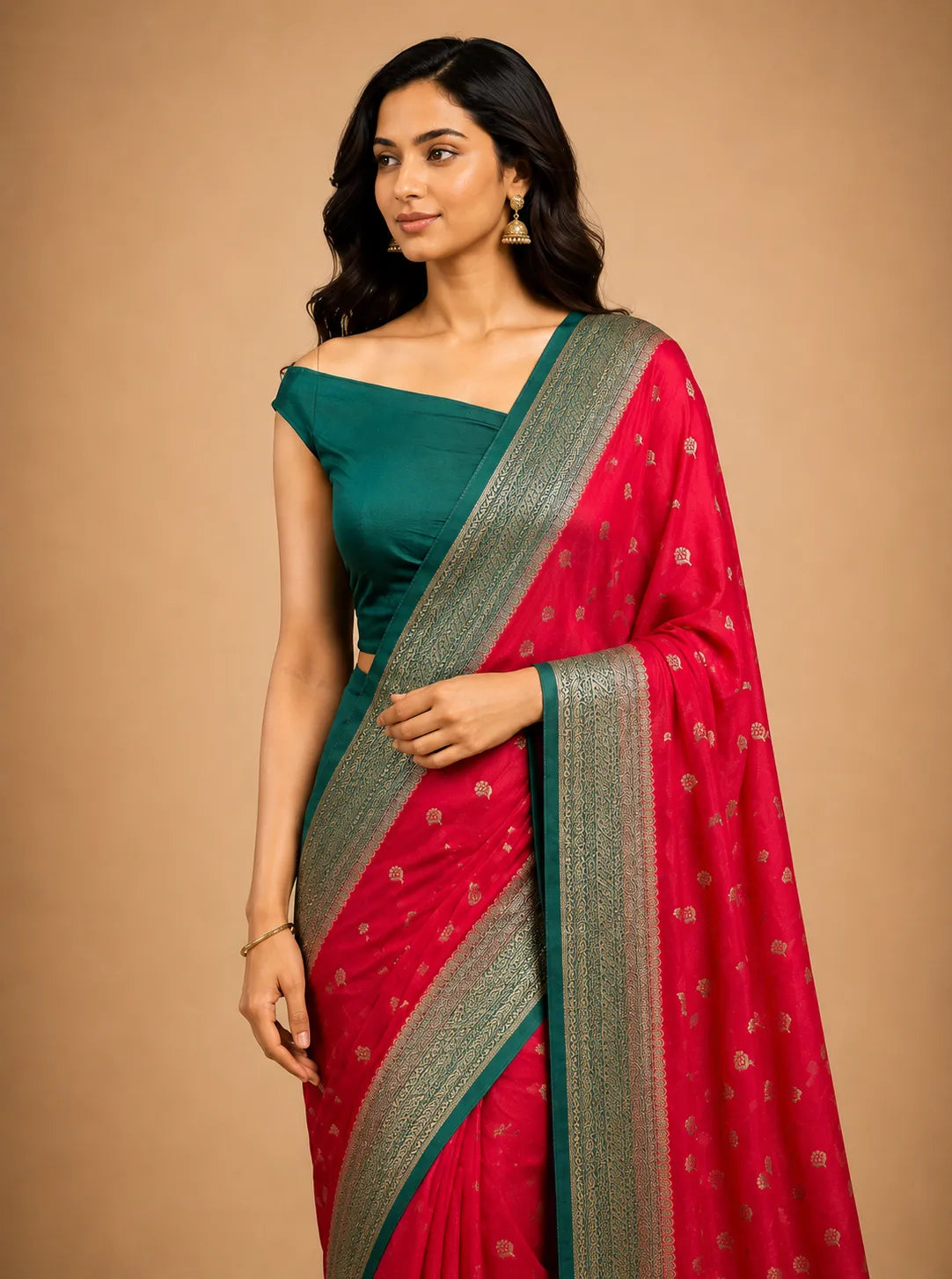 Party Wear Semi Georgette Silk Saree – Modern Elegance
