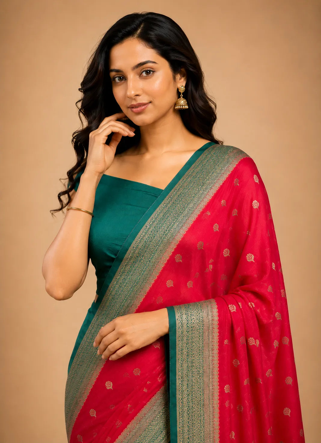Party Wear Semi Georgette Silk Saree – Modern Elegance