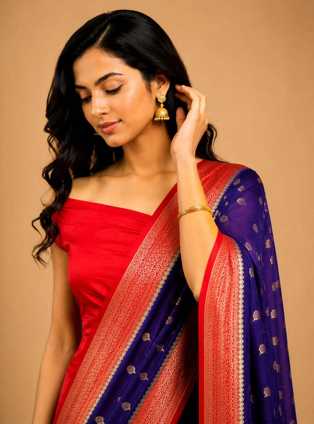 Party Wear Semi Georgette Silk Saree – Modern Elegance