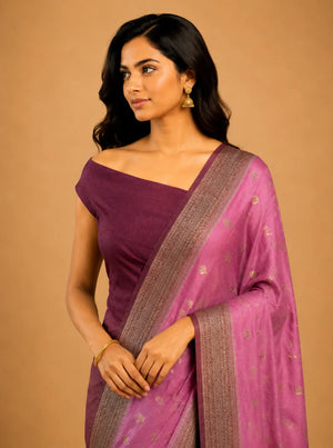 Party Wear Semi Georgette Silk Saree – Modern Elegance