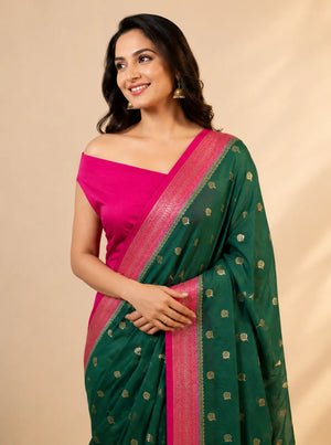 Party Wear Semi Georgette Silk Saree – Modern Elegance