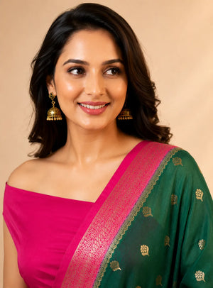 Party Wear Semi Georgette Silk Saree – Modern Elegance