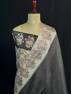 Elegant Tasar Silk Saree – Designer Border Style