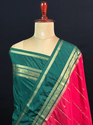 Semi Mysore Silk Saree – A Perfect Blend of Tradition & Style