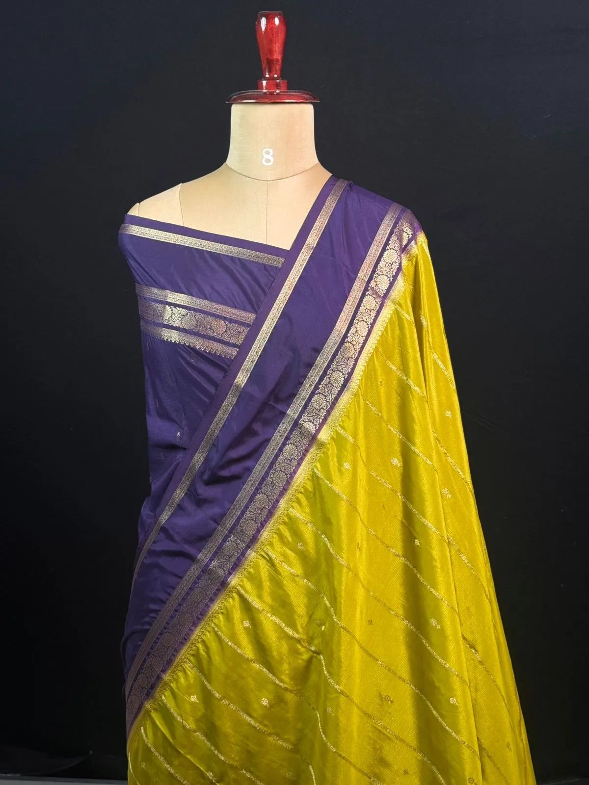 Semi Mysore Silk Saree – A Perfect Blend of Tradition & Style
