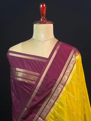 Semi Mysore Silk Saree – A Perfect Blend of Tradition & Style