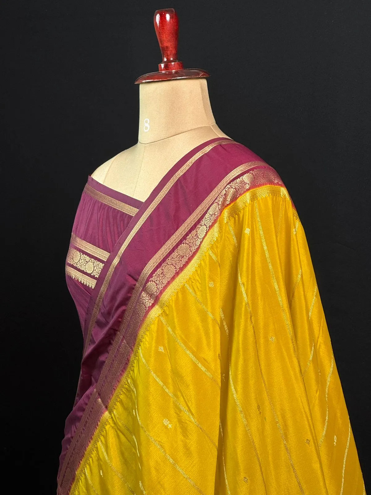Semi Mysore Silk Saree – A Perfect Blend of Tradition & Style