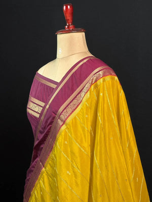 Semi Mysore Silk Saree – A Perfect Blend of Tradition & Style