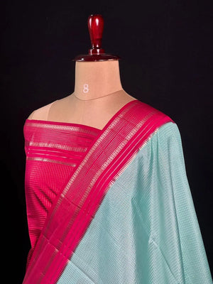 Elegant Checks Uppada Silk Saree