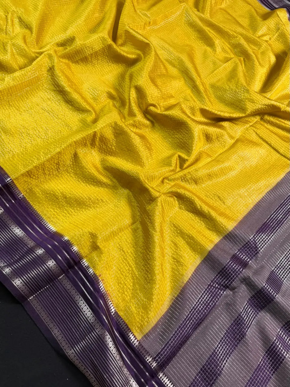Elegant Checks Uppada Silk Saree