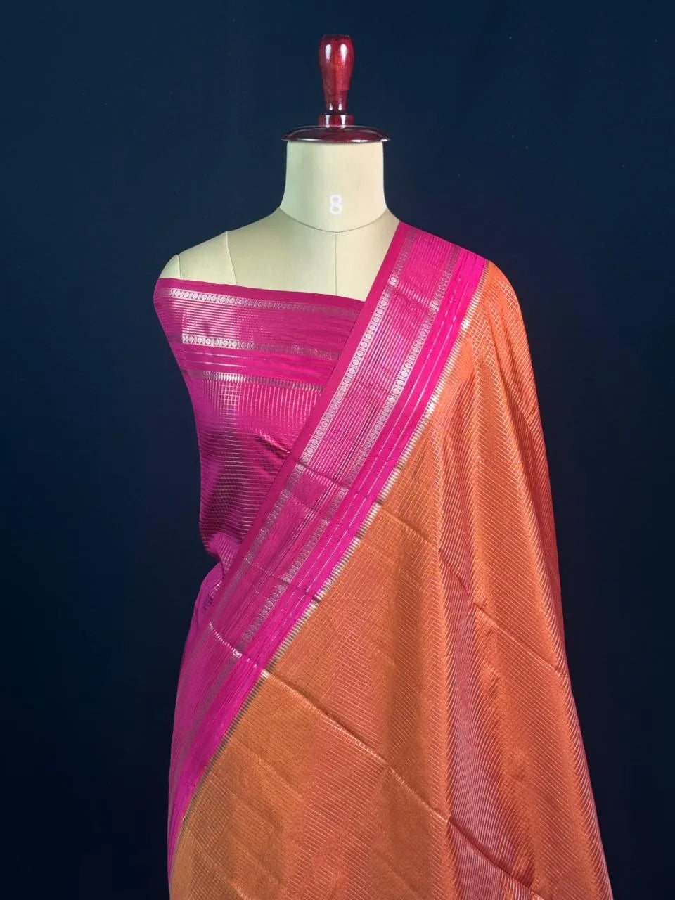 Elegant Checks Uppada Silk Saree
