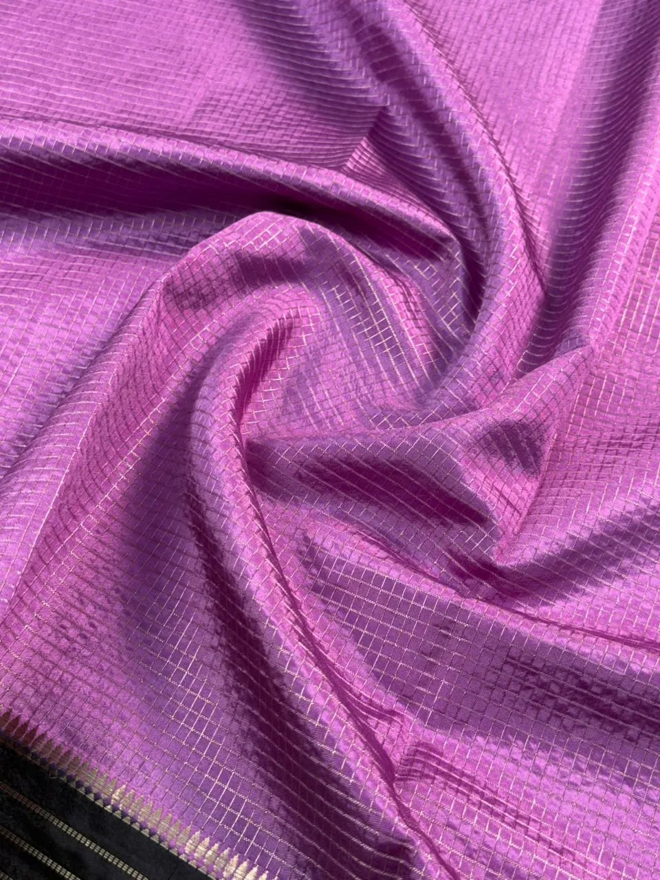 Elegant Checks Uppada Silk Saree