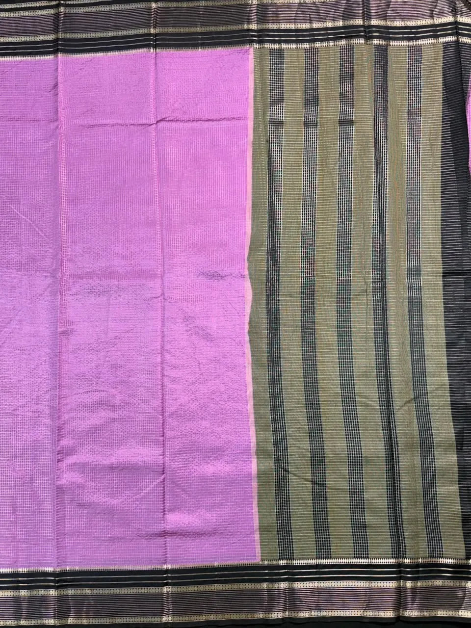Elegant Checks Uppada Silk Saree