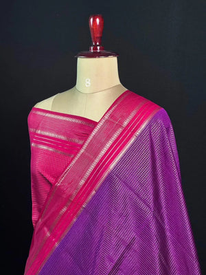 Elegant Checks Uppada Silk Saree