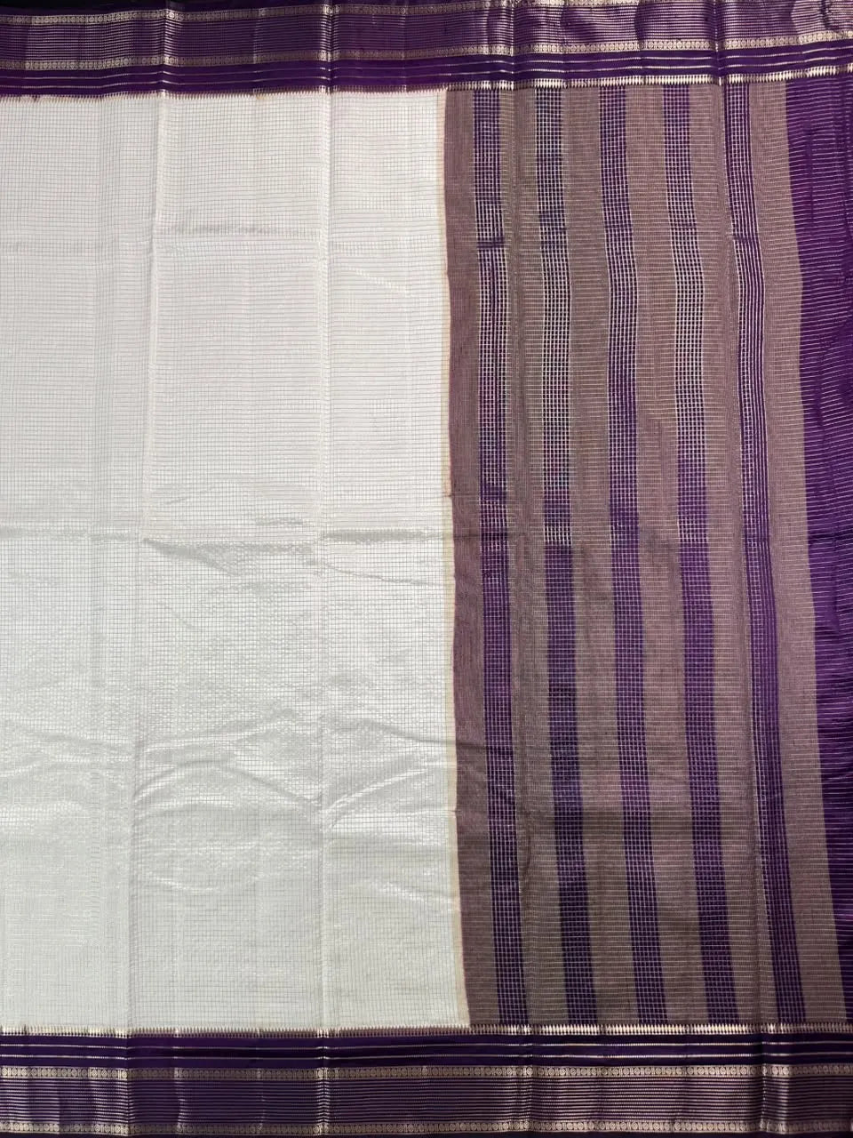 Elegant Checks Uppada Silk Saree 