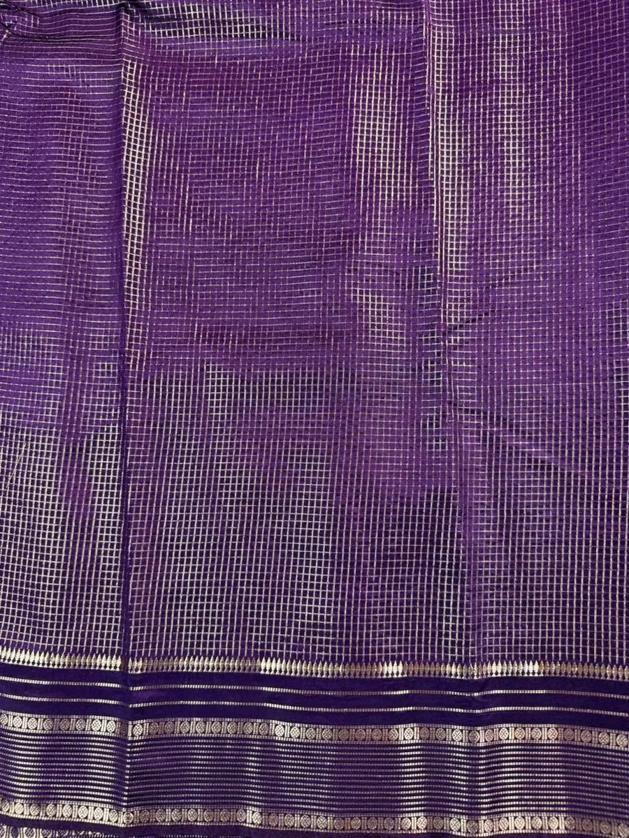 Elegant Checks Uppada Silk Saree 