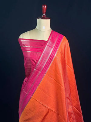Elegant Checks Uppada Silk Saree
