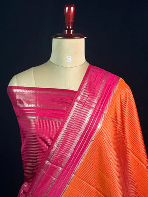 Elegant Checks Uppada Silk Saree